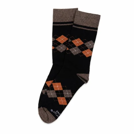 BATZ Men’s Argyle Socks – 2 Pairs (Dark Mix)