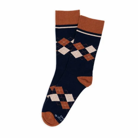 BATZ Men’s Argyle Socks – 2 Pairs (Dark Mix)