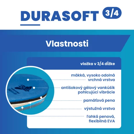 DuraSoft 3/4 individuálna vložka do topánok