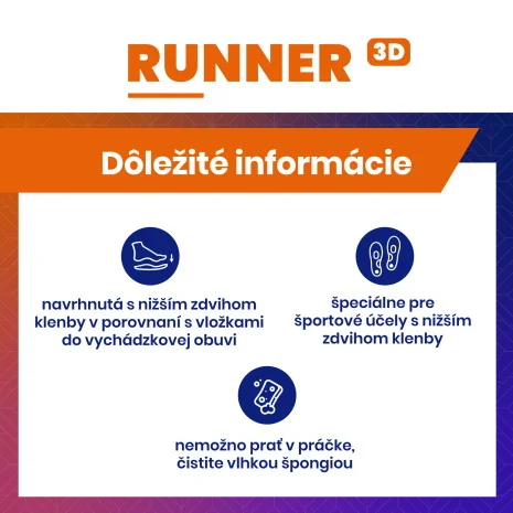 BATZ Runner individuálna vložka do topánok
