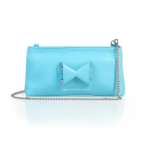 Batz X REKAVAGO Liberty Clutch turquoise