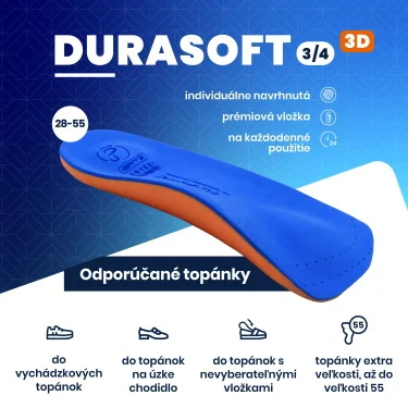 BATZ DuraSoft 3/4 individuálna vložka do topánok
