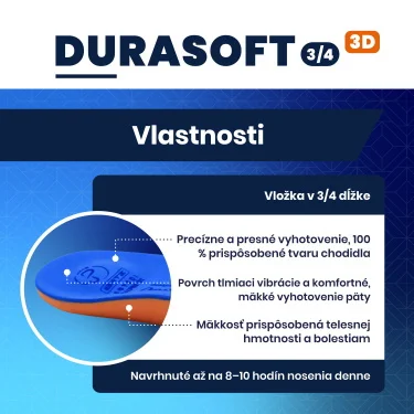 BATZ DuraSoft 3/4 individuálna vložka do topánok