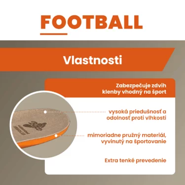 BATZ Football individuálna vložka do topánok