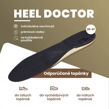 BATZ Heel Doctor individuálna vložka do topánok