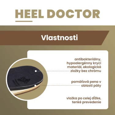 BATZ Heel Doctor individuálna vložka do topánok