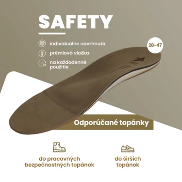 BATZ Safety individuálna vložka do topánok