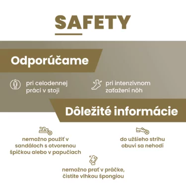 BATZ Safety individuálna vložka do topánok