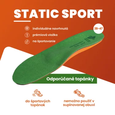 BATZ Static Sport individuálna vložka do topánok
