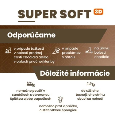 BATZ Super Soft individuálna vložka do topánok