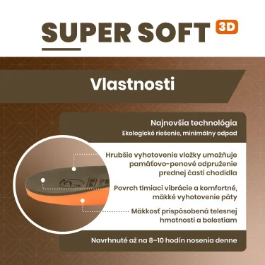 BATZ Super Soft individuálna vložka do topánok