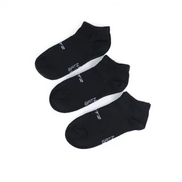 BATZ LIFESTYLE 3 páry One size (black/black/black) členkové ponožky