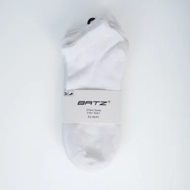 BATZ LIFESTYLE 3 páry One size (white/white/white) členkové ponožky
