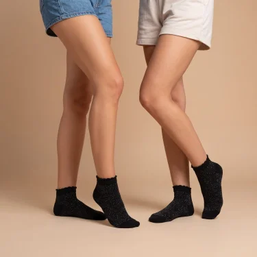 BATZ 2 pairs of Grace (black/black) socks