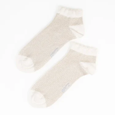 BATZ LIFESTYLE 2 pairs of Grace (ecru/ecru) socks