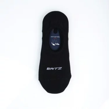 BATZ LIFESTYLE 3 páry Unisex (black/black/black) neviditeľné ponožky