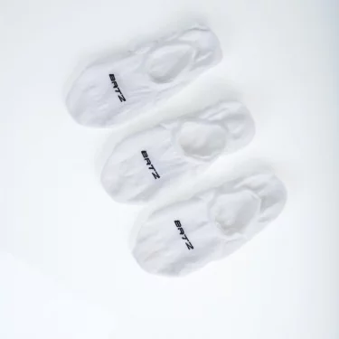 BATZ LIFESTYLE 3 páry Unisex (white/white/white) neviditeľné ponožky