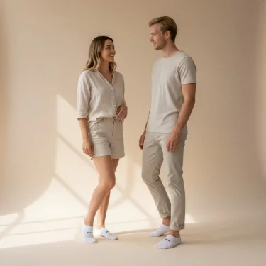 BATZ LIFESTYLE 3 páry Unisex (white/white/white) neviditeľné ponožky