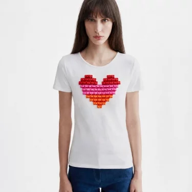 BATZ X VIKTORIAVARGA Sunset LOVE t-shirt